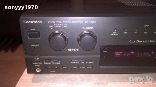 technics sa-ax530 stereo receiver 5 chanels-внос швеицария, снимка 7 - Ресийвъри, усилватели, смесителни пултове - 22688000