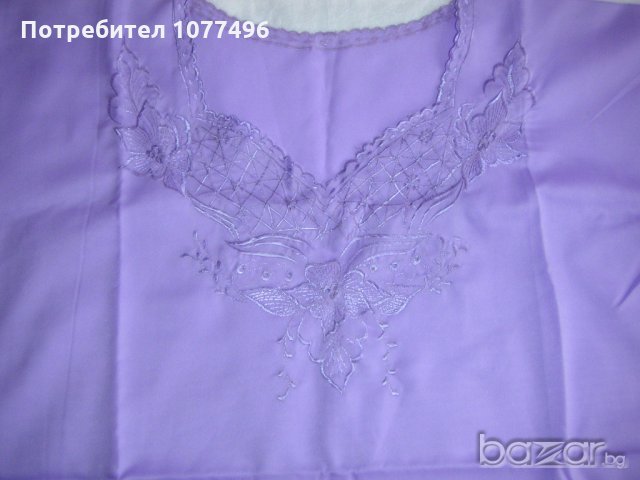 Нова лятна дамска блуза без ръкав с бродерия , снимка 4 - Ризи - 18567592