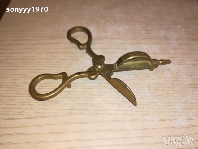 ретро колекция-мед/месинг-внос швеицария 14х6см, снимка 6 - Колекции - 21513884