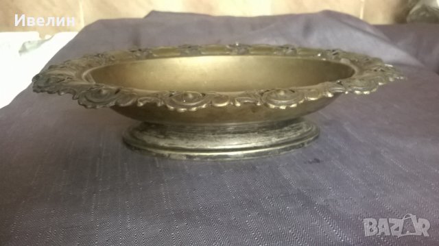 стара бронзова купичка,лъжичник, снимка 2 - Антикварни и старинни предмети - 25745532