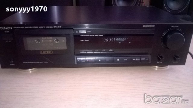 Denon drm-540 hx pro/dolby b/c-fine bias/2мотора-внос англия, снимка 11 - Ресийвъри, усилватели, смесителни пултове - 12985290