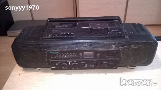 sony cdf-60l made in japan-за ремонт за части-внос швеицария, снимка 6 - Ресийвъри, усилватели, смесителни пултове - 18346387