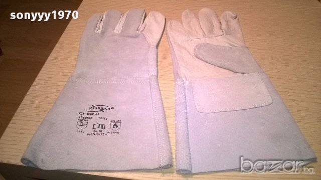 Korsar ce kat II профи работни ръкавици 38/18см-внос швеицария, снимка 12 - Други инструменти - 15873618
