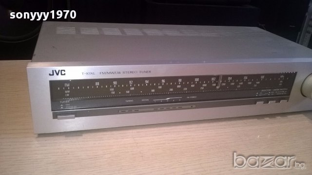 Jvc made in japan-ретро тунер-внос швеицария, снимка 2 - Ресийвъри, усилватели, смесителни пултове - 14697742