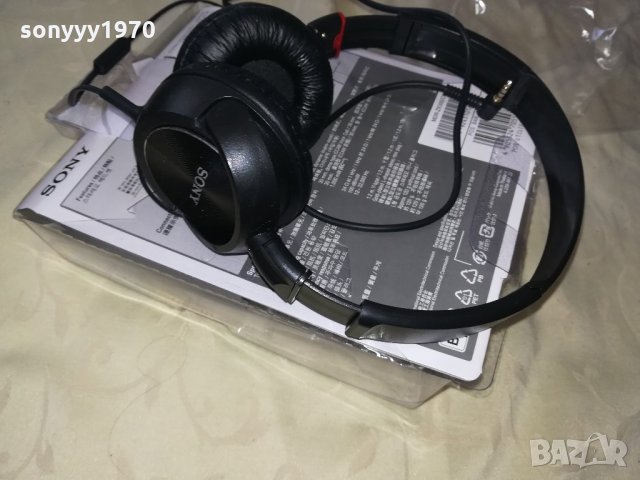 sony headphones-черни и нови, снимка 11 - Слушалки и портативни колонки - 21677144