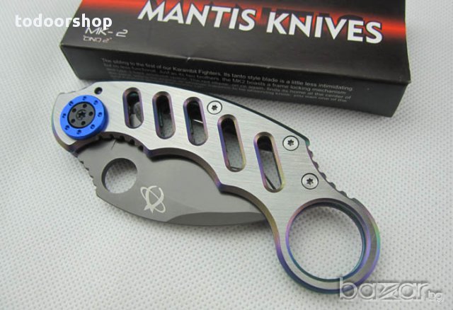 Сгъваем НОЖ КАРАМБИТ  X05 MANTIS KNIVES, снимка 2 - Ножове - 12609726
