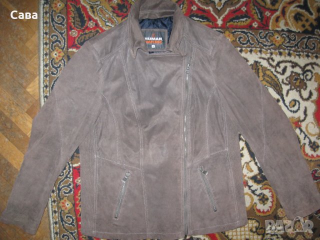 Кожено яке HUMAN NATURE    дамско,ХЛ, снимка 2 - Якета - 24752578