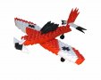 Комплект за изработване на модулно оригами Червен самолет, снимка 4
