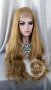 Lace Front LUXYRY WIG ELESSA Дълга Натурално Руса Перука Код 1036, снимка 7