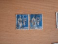 стари френски пощенски марки , снимка 1