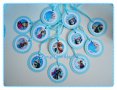 медальони за детски рожден ден с  героите от Леденото кралство, снимка 1 - Други - 15010527