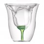 Стъклена чаша "роза", снимка 1 - Чаши - 7261028
