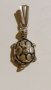 Среб.медальон-костенурка с циркон-проба-925. Закупен от Италия., снимка 2