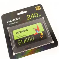 SSD 240GB ADATA SU650 SATA 6Gb/s - Нов твърд диск, запечатан, снимка 1 - Твърди дискове - 23901898