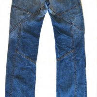 Bray Steve Alan Denim Einstein мъжки сини дънки с кожени орнаменти 100% памук, снимка 2 - Дънки - 23461014