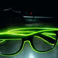 LED Светещи  очила за парти, снимка 3 - Слънчеви и диоптрични очила - 25944983