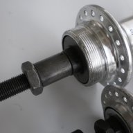 Продавам колела внос от Германия комплект предна и задна алуминиеви главини за вибрейк спирачки, снимка 9 - Части за велосипеди - 8758014