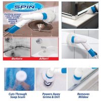 Електрическа четка за почистване на баня Spin Scrubber, снимка 10 - Парочистачки и Водоструйки - 24197953