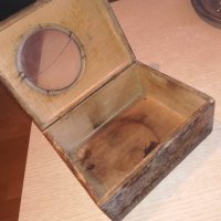 антика-старинна кутия за стена-19х15х9см, снимка 7 - Антикварни и старинни предмети - 20962448