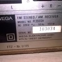 wega r355sh receiver-350w-west germany-внос швеицария, снимка 15 - Ресийвъри, усилватели, смесителни пултове - 18989538