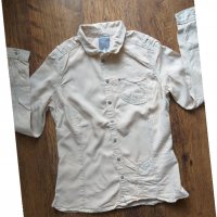 g-star lynn slim dnm shirt wmn - страхотна дамска риза, снимка 7 - Ризи - 25082168