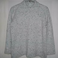 Италиански пуловер с якичка - вълна / голям размер , снимка 1 - Блузи с дълъг ръкав и пуловери - 16208832