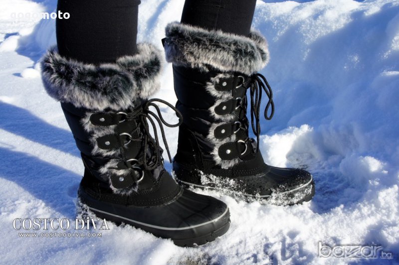 КАТО НОВИ водоустойчиви апрески KHOMBU Snow Boots North Star, 36 -37 боти, 100% ЕСТЕСТВЕНА КОЖА, снимка 1