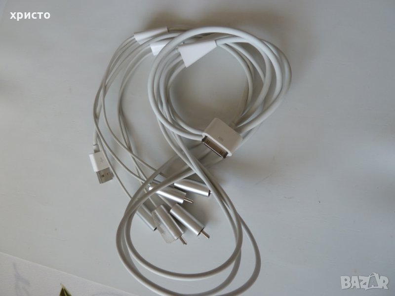 Apple оригинален кабел за аудио видео връзки нов, снимка 1