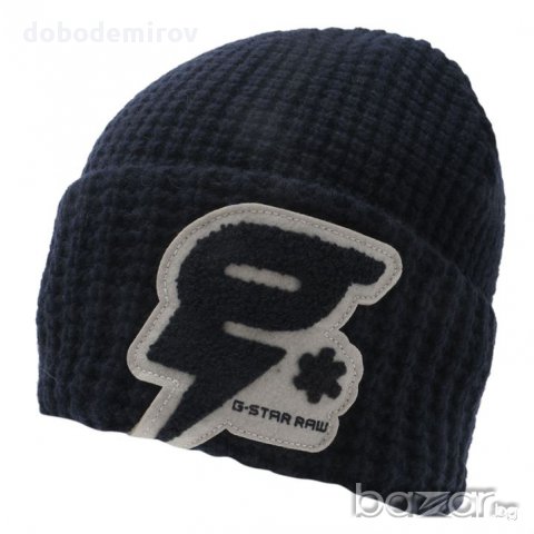 Нова мъжка шапка G Star Avisar Beanie, оригинал, снимка 3 - Шапки - 13475933