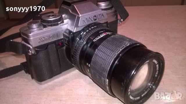 minolta & sigma-made in japan-ретро фото-внос франция, снимка 4 - Фотоапарати - 26104457