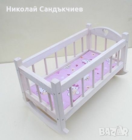 Голямо люлеещо легло за кукли бяло в Кошарки в гр. Петрич - ID24723713 —  Bazar.bg