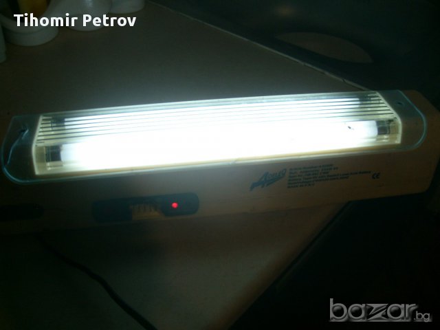 авариика луминисцентна 2 лампи, снимка 3 - Настолни лампи - 13913171