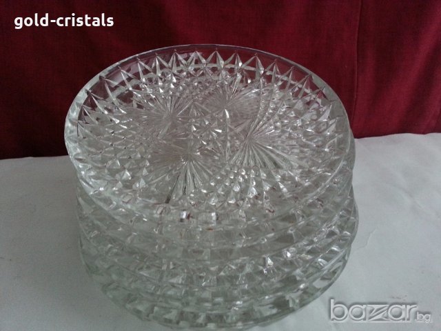 сервиз кристални чинии полски кристал , снимка 15 - Антикварни и старинни предмети - 20064278