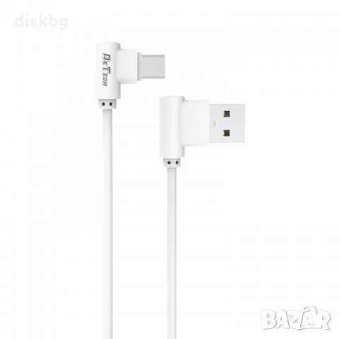 Нов кабел USB Type-C (Г-образен), 1метър, снимка 1 - USB кабели - 24360939