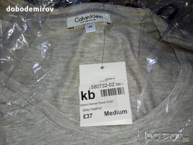 Тениска Calvin Klein Intense Power T Shirt, оригинал, снимка 3 - Тениски - 17099613