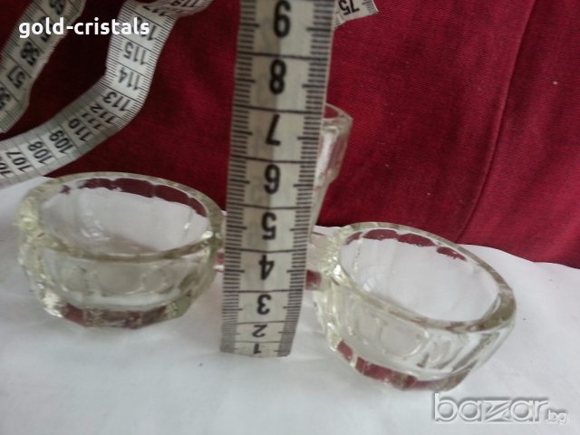 стара стъклена солница , снимка 5 - Антикварни и старинни предмети - 20243972