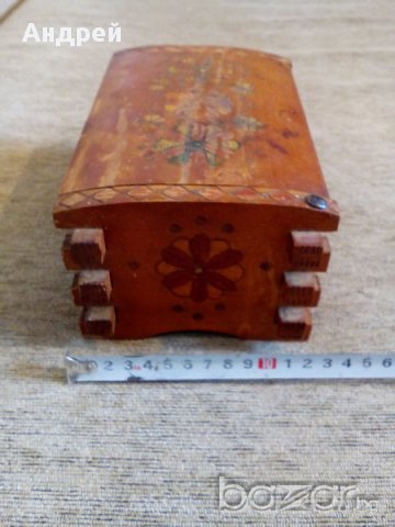 Стара кутия за бижута, снимка 3 - Антикварни и старинни предмети - 17513274