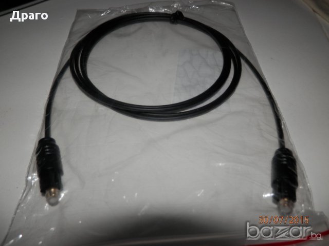 1.5m оптичен аудио кабел High Quality OD 2.0mm Toslink Digital Audio Optical Optic Fibre Cable Agvf 
