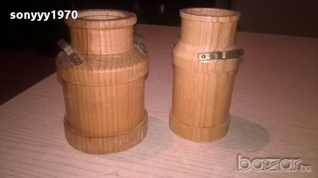 Ретро колекция-гюм 2бр-дърво/месинг-10/7/6см-внос швеицария, снимка 17 - Антикварни и старинни предмети - 17364113