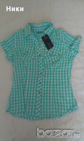 Нова дамска риза с къс ръкав Terranova - размер М, снимка 5 - Ризи - 11095471