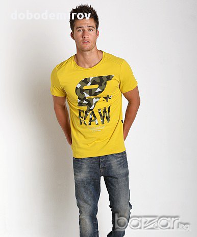 G-Star Luis Compact Jersey T-Shirt, оригинал , снимка 3 - Тениски - 13961641