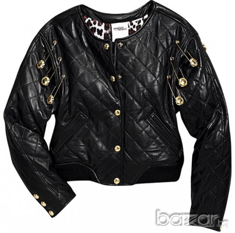 ADIDAS JEREMY SCOTT RIHANNA QUILTED LEATHER JACKET Дамско Кожено Яке size S и L, снимка 2 - Якета - 6552745