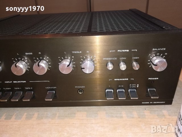 dual stereo amplifier-made in germany-внос швеицария, снимка 4 - Ресийвъри, усилватели, смесителни пултове - 21492258
