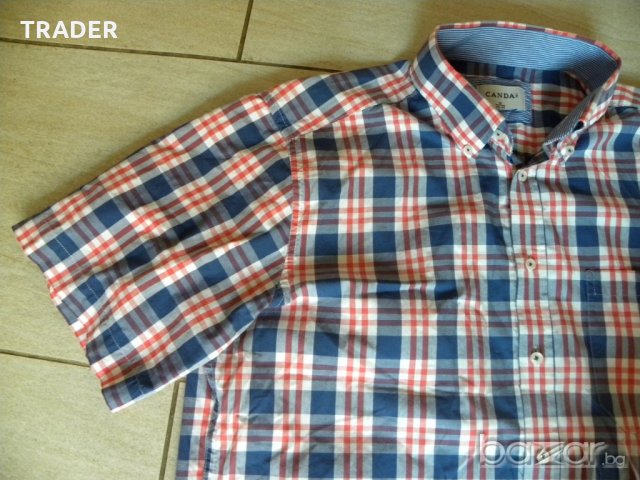 Мъжка риза  CANDA, размер М, 39-40, снимка 8 - Ризи - 18986639