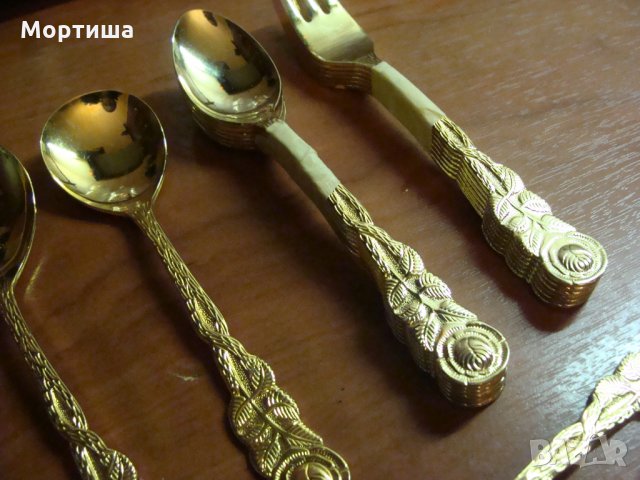  gold vergoldet  Baccara Rose  позлатени прибори намалени, снимка 2 - Прибори за хранене, готвене и сервиране - 23661899