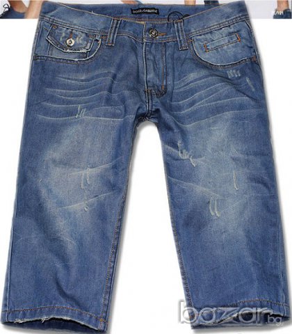 D&G Dolce and Gabbana Large Plate Мъжки Къси Дънки size 48 (32), снимка 2 - Дънки - 6839094