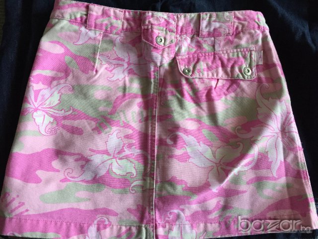 Дамска къса пола O'NEILL оригинал, размер XS, 100% памук, от плътен плат, без забележки, като нова!!, снимка 2 - Поли - 15037275