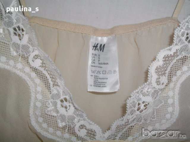 Два броя / Маркова нощница(потник) с бюстие "Н&М" и "princesse Tam.Tam" , снимка 8 - Нощници - 14383053