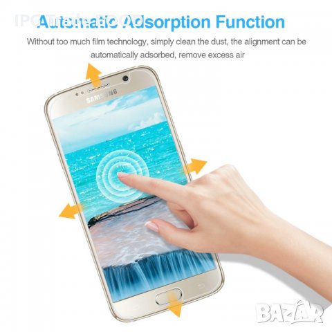 3бр. Samsung Galaxy S6 стъклен протектор, снимка 3 - Фолия, протектори - 23672688