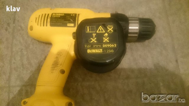 Продавам акумулаторен винтоверт DEWALT DW952 9.6V, снимка 3 - Винтоверти - 15945557